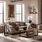 Alaterre Furniture Alpine Natural Live Edge Wood 36" Mantel Shelf AWAA4320 - alternate 3